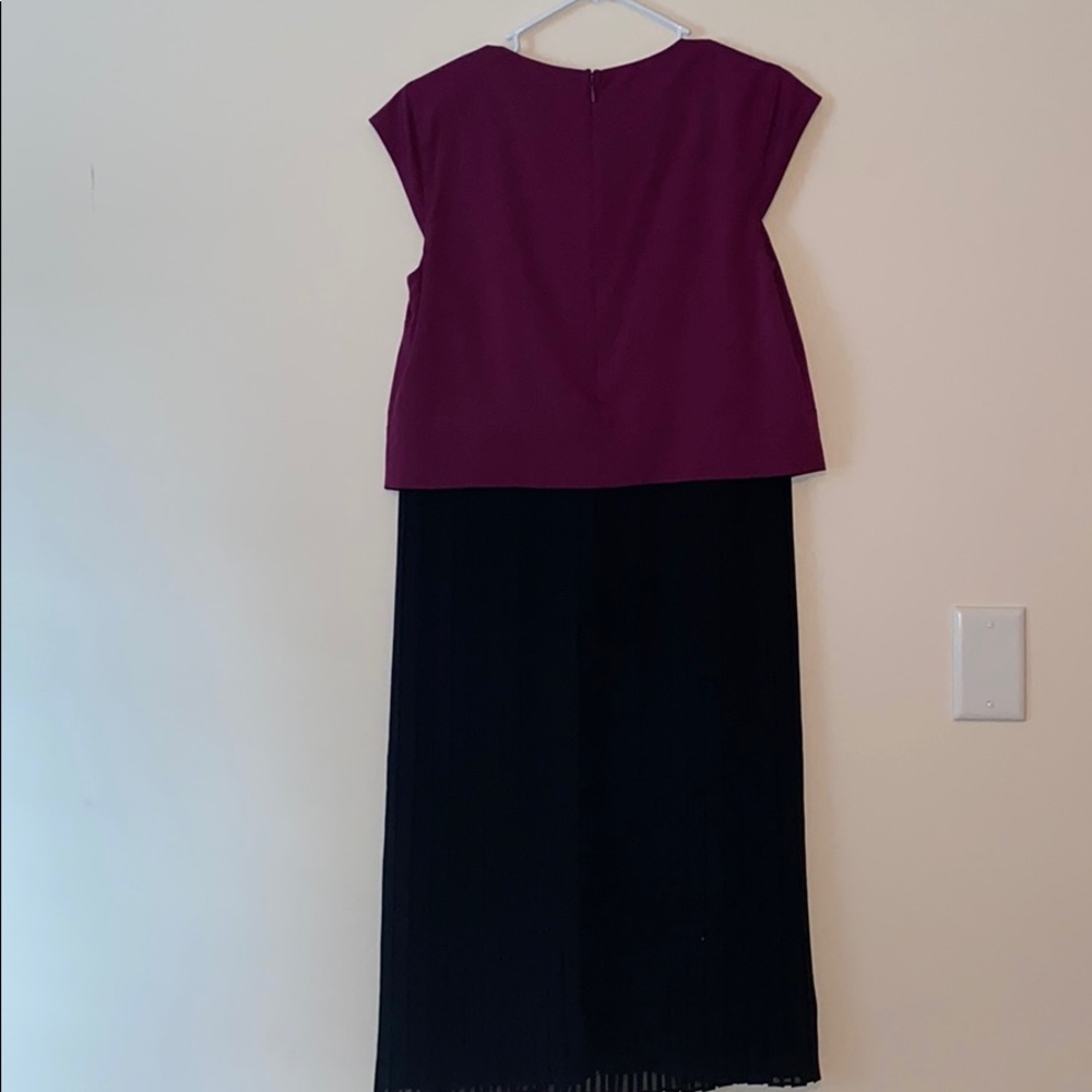 Banana Republic womens dress size 8 purple & black